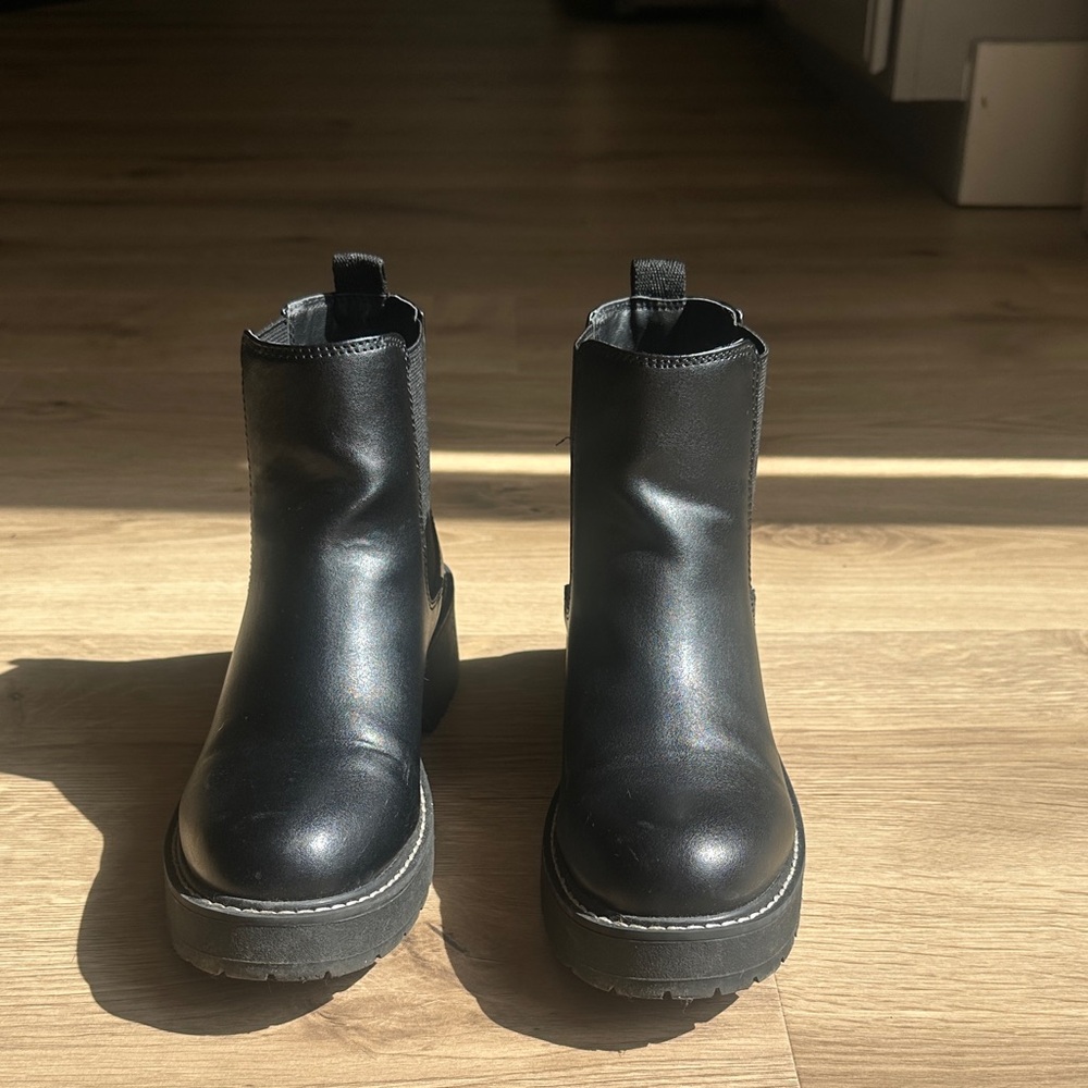 Madden Girl Black Ankle Booties